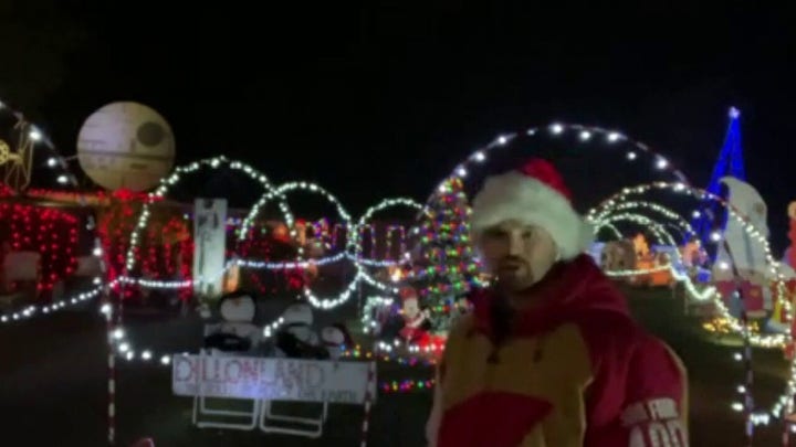 California man turns empty field into Christmas wonderland