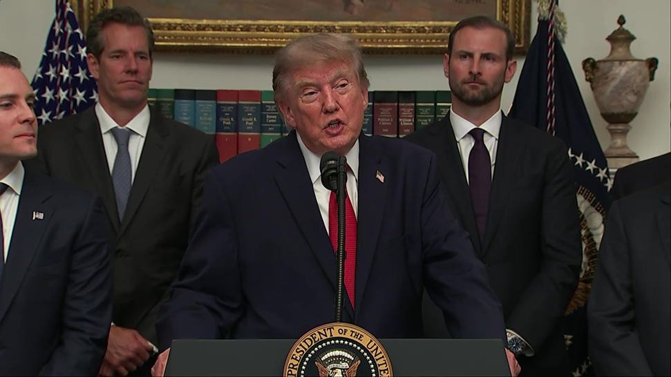 Trump says 'draconian' sanctions for Iran may happen as Strait of Hormuz naval blockade continues