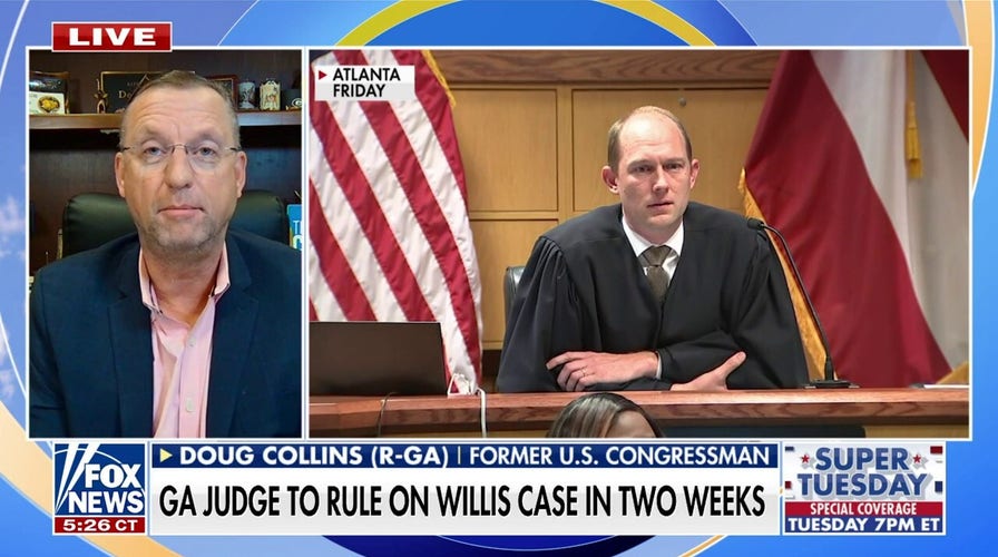It will be 'interesting to see' how judge rules in Fani Willis case: Doug Collins