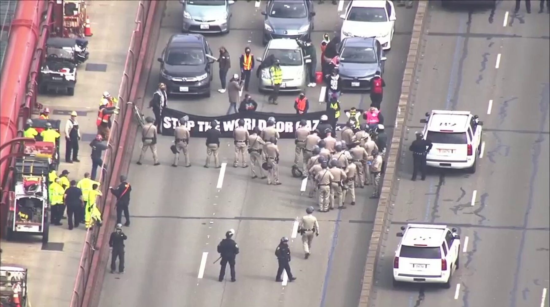 Anti-Israel Protesters Indicted for Disrupting Golden Gate Bridge Traffic