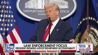 Trump warns against ‘weaponization’ of DOJ in wide-ranging speech