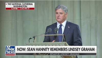 Sean Hannity honors Sen Lindsey Graham: 'We will finish the work you started' - Fox News