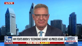 Sandra Smith presses Democrat lawmaker for defending Biden's 'strong action' on economy: Sounds 'out of touch'