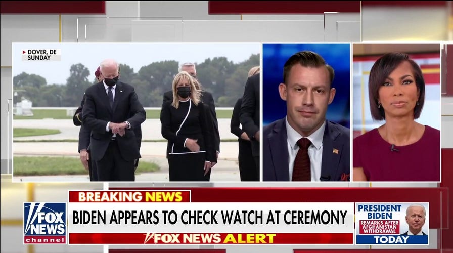 Joey Jones slams Biden for checking watch at ceremony remembering fallen heroes