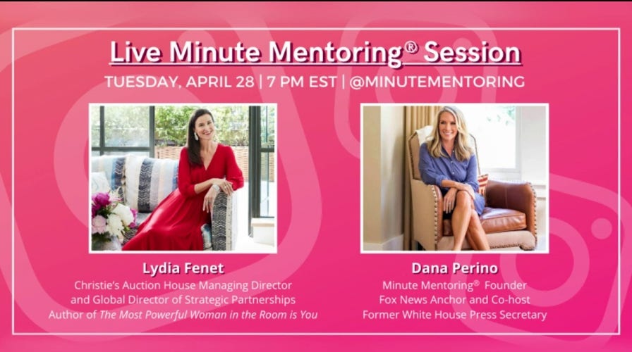 Dana Perino, Lydia Fenet host live Minute Mentoring session on Instagram	