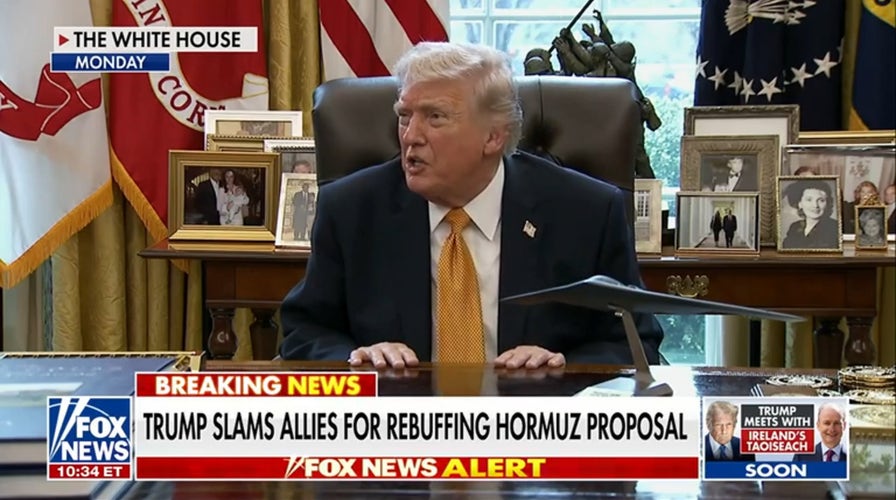 Trump blasts allies implicit    rebuffing Strait of Hormuz proposal