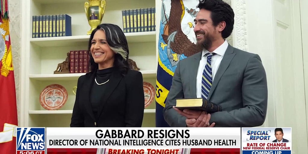 DNI Tulsi Gabbard to step down to aid husband in cancer fight
