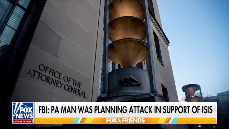 FBI arrests Pennsylvania man for allegedly planning ISIS-inspired attack
