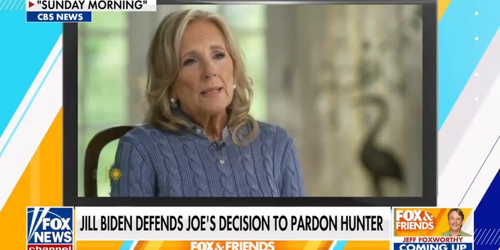 Jill Biden defends Joe Biden's decision to pardon Hunter