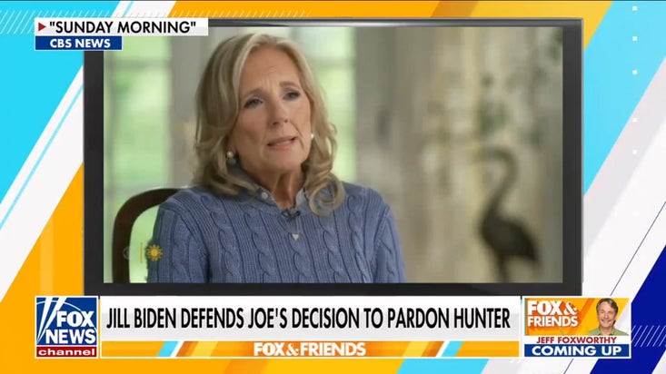 Jill Biden defends Joe Biden's decision to pardon Hunter