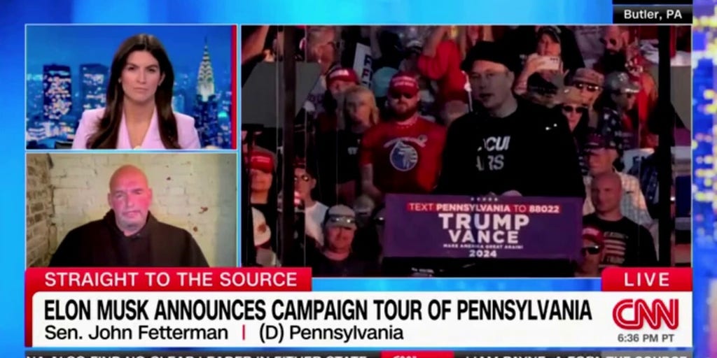 Fetterman says Elon Musk on campaign trail for Trump in Pennsylvania could impact race: 'It's significant'