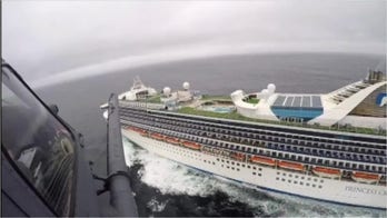 California National Guard delivers coronavirus test kits to cruise passengers stranded off coast