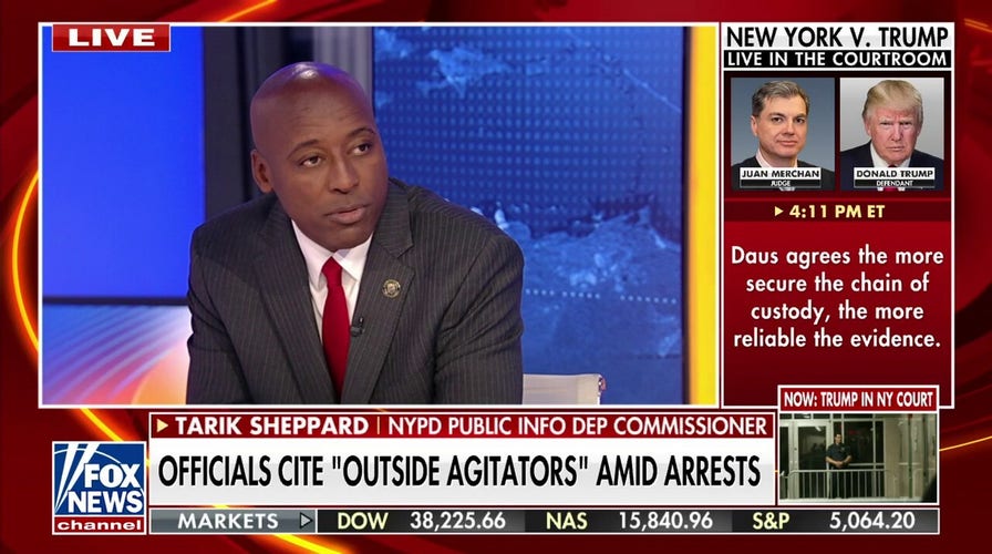 NYPD official: We know 'outside agitators, influencers' are present in college protests