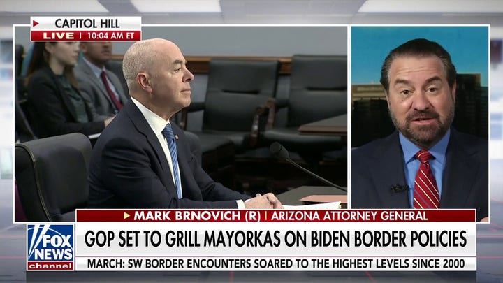 Arizona AG slams Biden over border crisis: 'Policy failures are on full display'