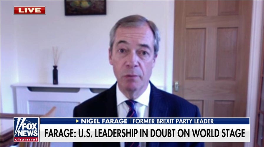 US leadership is in doubt under Biden: Nigel Farage