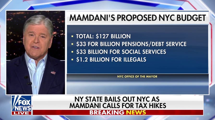 Mamdani is finding out the hard way his city is spending way beyond their means: Hannity
