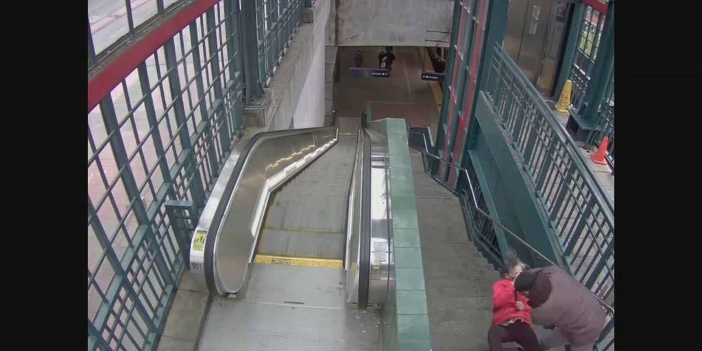 Washington homeless man throws woman, 62, down stairs at light rail