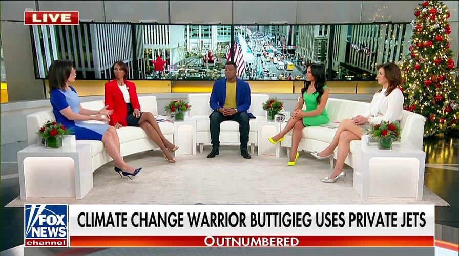 Outnumbered roasts Pete Buttigieg for using taxpayer-funded private jets despite stance on carbon emissions