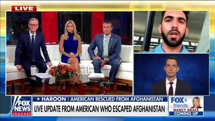 Tom Cotton: Biden is 'timid and fearful of the Taliban'