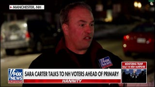 Sara Carter chats with New Hampshire voters as they prepare to cast their ballots - Fox News