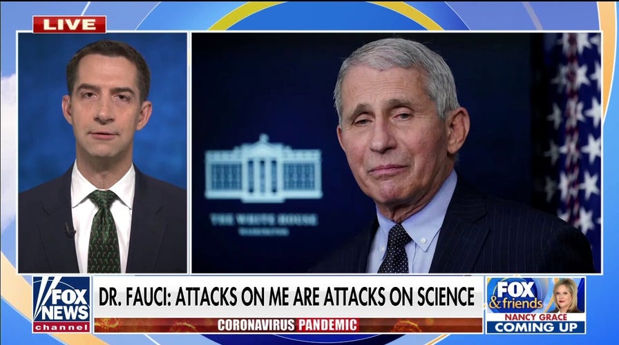 Tom Cotton accuses Dr. Fauci of lying to Congress, calls for investigation into 'gain-of-function' research