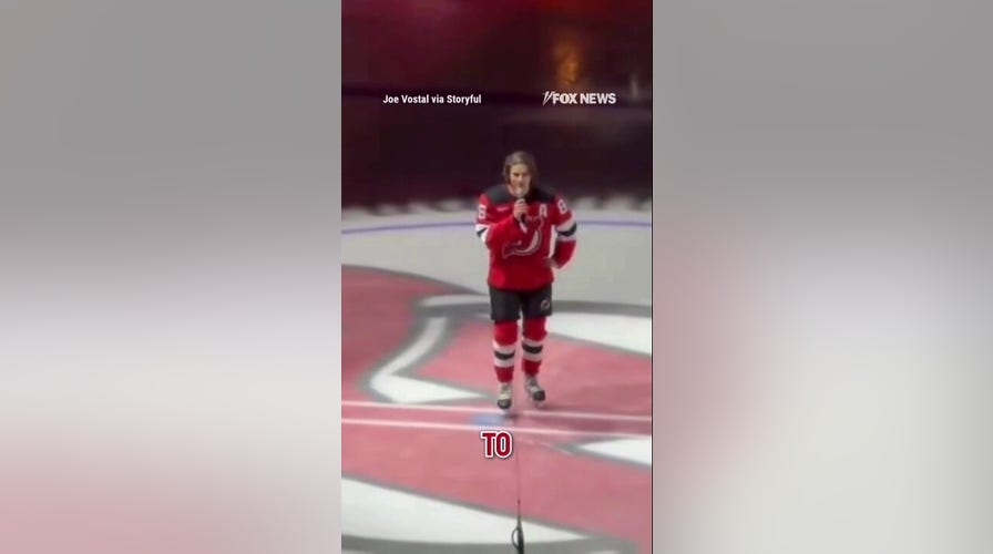 Jack Hughes gets HERO'S WELCOME at NHL return