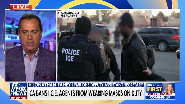 Newsom called out for 'clearly unconstitutional' law banning ICE agents from wearing masks