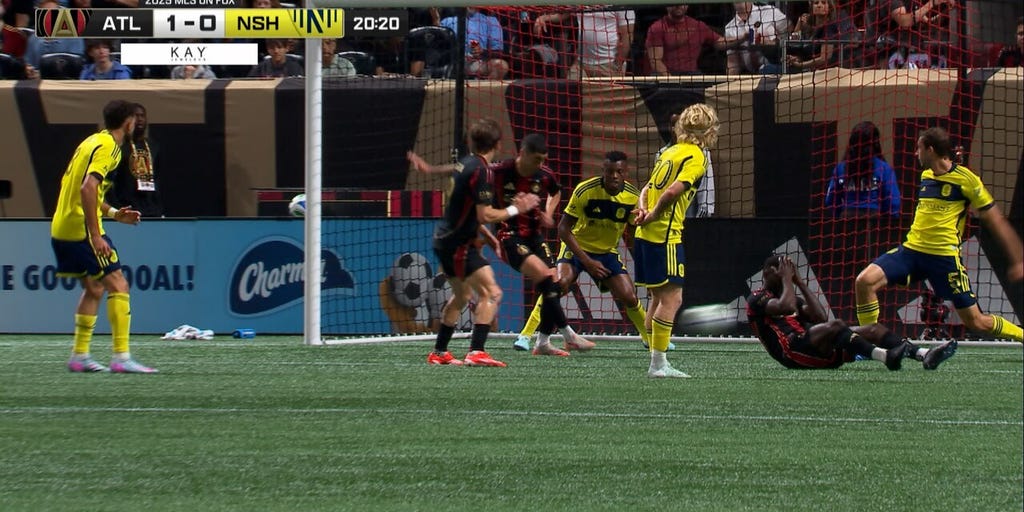 Miguel Almirón finds the back of the net, giving Atlanta a 1-0 lead over Nashville