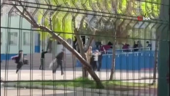 Students flee from Turkey high school during shooting