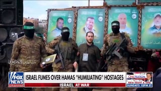 Israel delays Palestinian captive  merchandise  implicit    Hamas' 'humiliating' hostage ceremonial  - Fox News