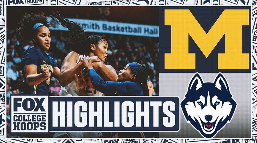 No. 6 Michigan Wolverines vs. No. 1 UConn Huskies Highlights 🏀 FOX College Hoops