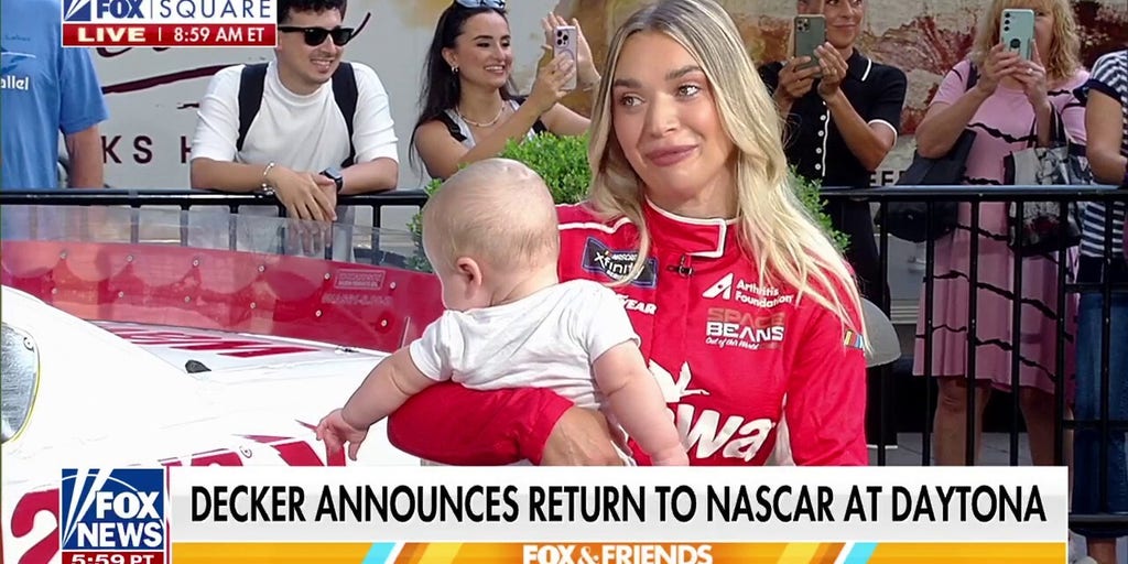 Racing star poised to return to NASCAR after having son