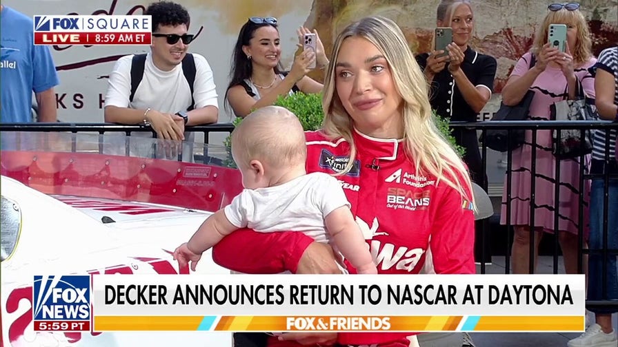 Racing star poised to return to NASCAR after having son
