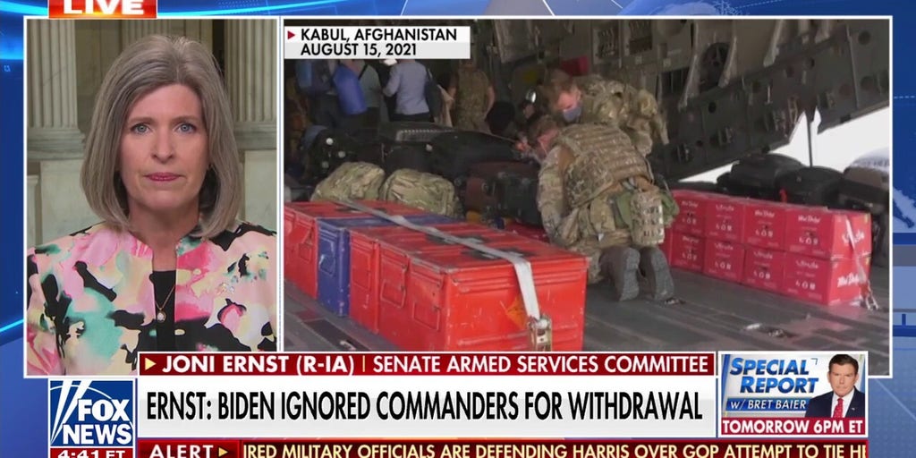 The Biden admin 'abandoned' Americans in Afghanistan: Sen. Joni Ernst
