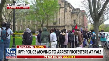 Police reportedly moving in on anti-Israel encampment on Yale campus