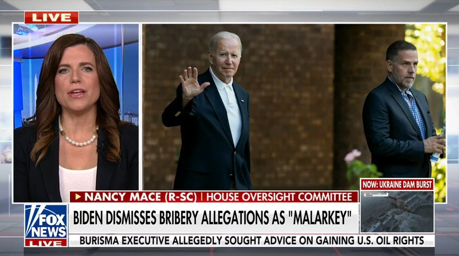 Nancy Mace: Biden bribery allegations are credible, cannot be brushed off