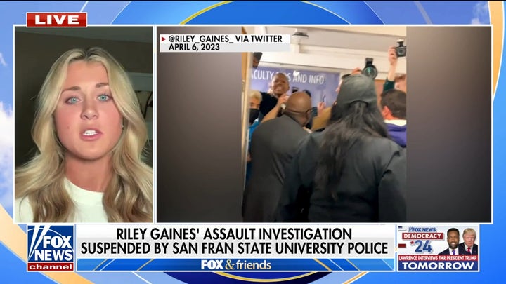 University suspends probe into Riley Gaines assault by protesters 