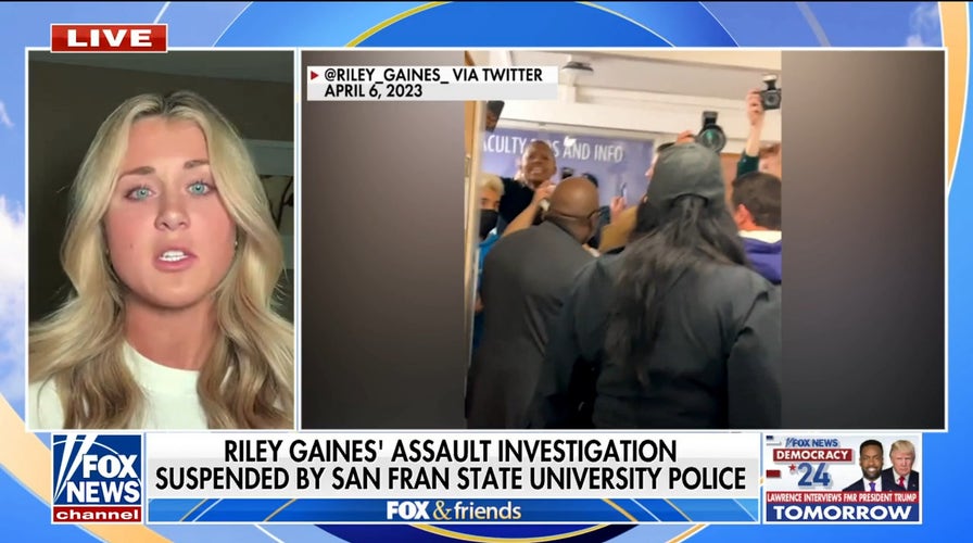 University suspends probe into Riley Gaines assault by protesters 