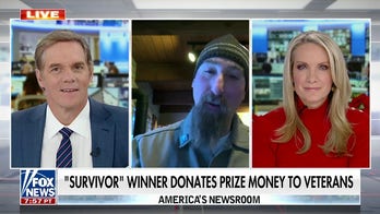 'Survivor' winner donates prize money to veterans