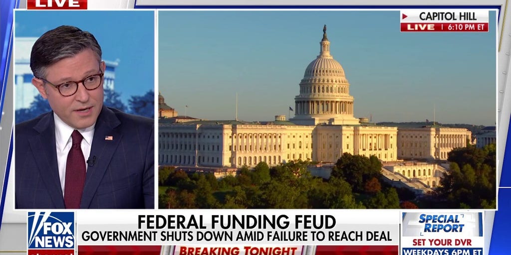 Speaker Johnson Cancels House Votes Pressuring Senate Democrats Amid Government Shutdown