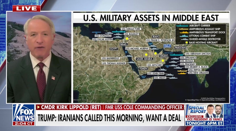 Cmdr. Kirk Lippold discusses US naval blockade of Iran, possibility of intercepting vessels