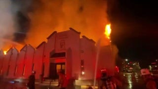 VIDEO: Massive fire destroys LA church - Fox News