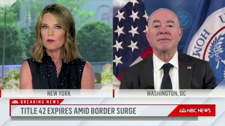 Mayorkas pressed by NBC's Savannah Guthrie about border crisis: 'Sounds like the border is open for some'