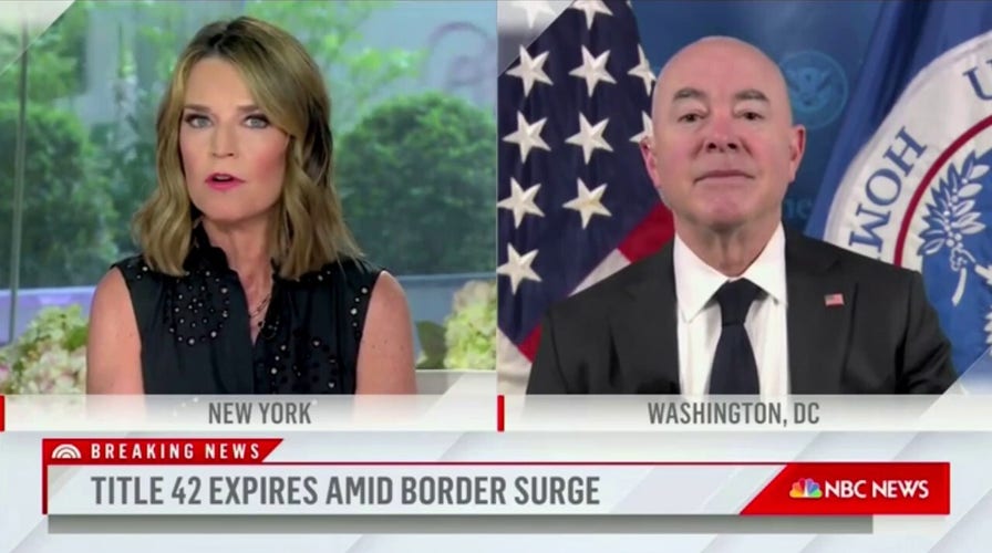 Mayorkas pressed by NBC's Savannah Guthrie about border crisis: 'Sounds like the border is open for some'