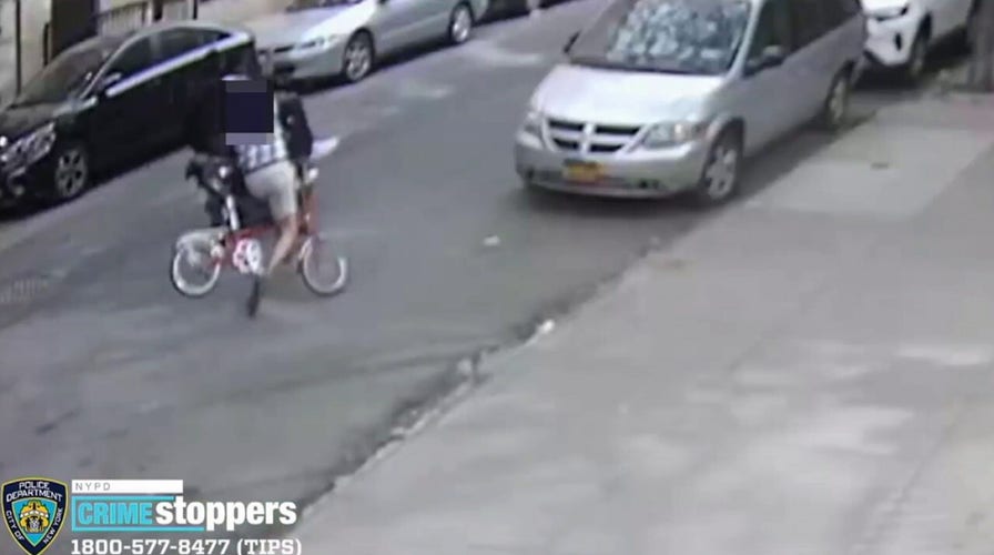 Cyclist viciously knocked over by someone riding scooter.