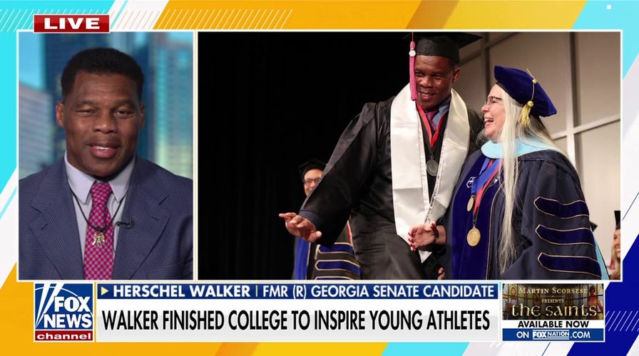 Herschel Walker graduates from college after 42 years