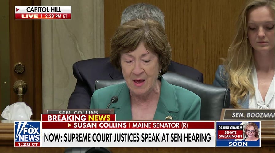 Sen Susan Collins warns against ‘overheated language’ against Supreme Court