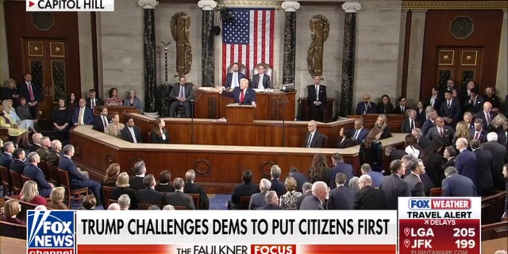 Democratic lawmakers refuse to stand for crime victim during State of the Union address
