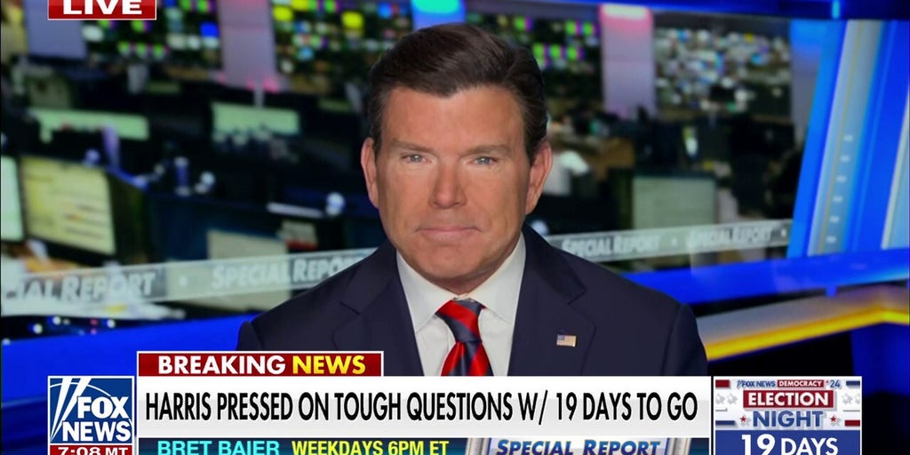 Bret Baier on 'contentious' Harris interview: She wanted a viral moment
