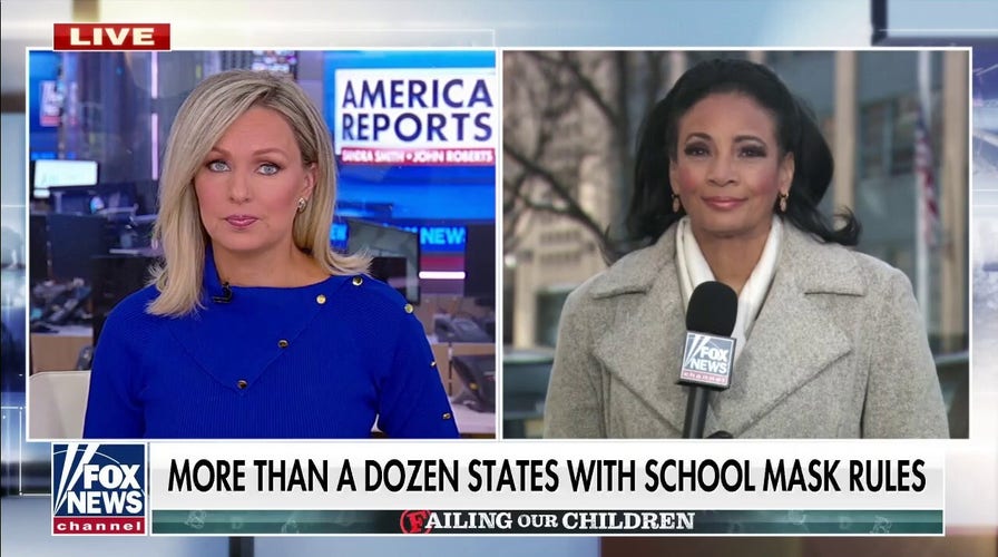 School mask mandates remain in effect in more than a dozen states despite parental pushback
